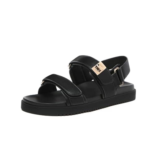 Rihero Women's Comfortable Flat Sandals with Adjustable Straps