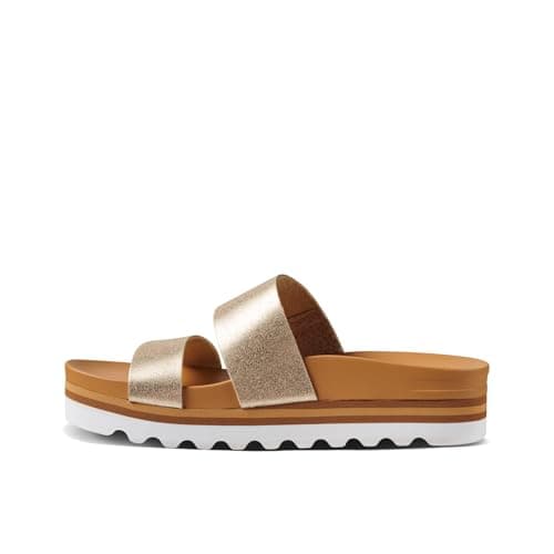 REEF Women's Cushion Vista Hi Platform Sandal - Comfortable Beach Hire