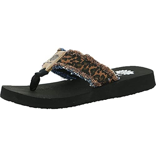 Women's Yellow Box Flip-Flops