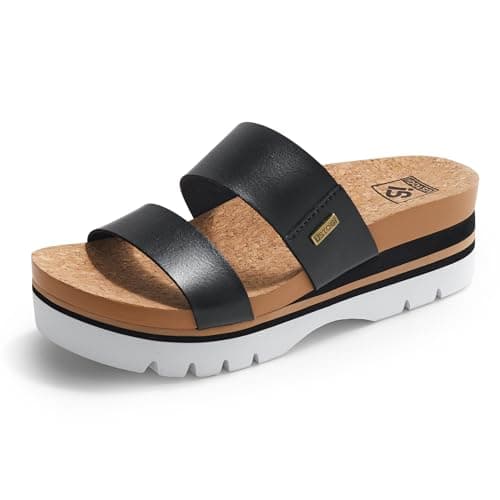 Ustogi Women's Higher Platform Arch Support Beach Sandals