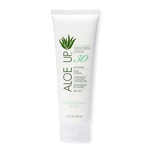 Aloe Up Continuous Sunscreen SPF 50 - Broad Spectrum UVA/UVB Protection - Moisturizing Coconut & Mango
