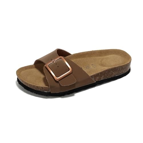 Project Cloud Women's Comfortable Memory Foam Genuine Leather Sandals