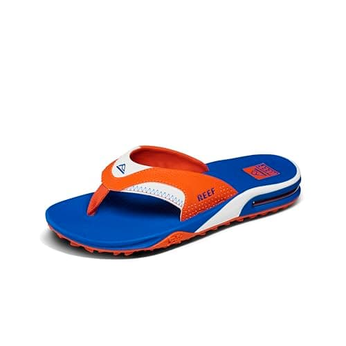 REEF Men's Arch Support Fanning Pregame Flip Flop, Durable Outsole, Water Friendly