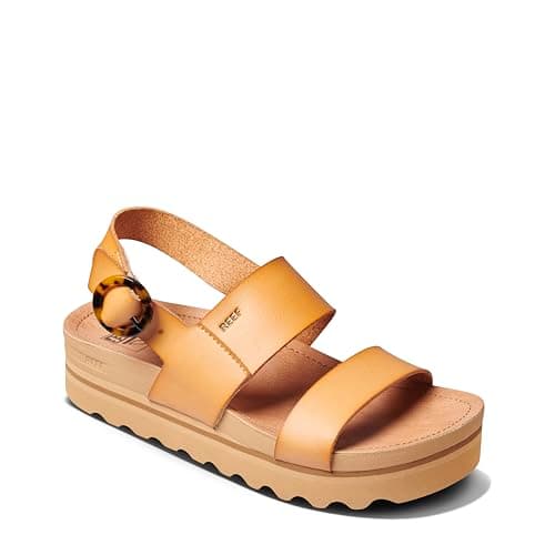 REEF Vista Hi Buckle Women's Platform Sandal - Arch Support, Soft Cushion Footbed