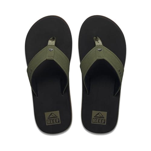 REEF Men's Layback Flip Flop Sandal, Arch Support, Water Friendly