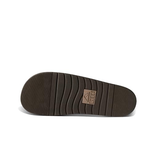 REEF Ojai Two Bar Women's Slide Sandal, Premium Leather, Soft Cushion Footbed