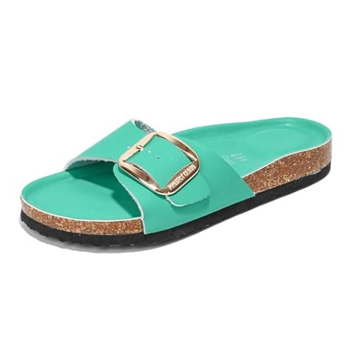 Project Cloud Women's Comfortable Memory Foam Genuine Leather Sandals