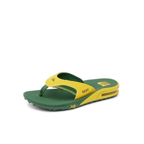 REEF Men's Arch Support Fanning Pregame Flip Flop, Durable Outsole, Water Friendly