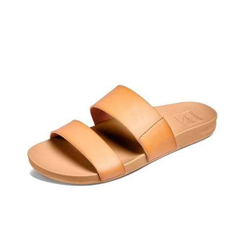 REEF Women's Cushion Vista Slide Sandals Comfortable Women's Flip Flops Beach Casual Summer Shoes Women's Size 8
