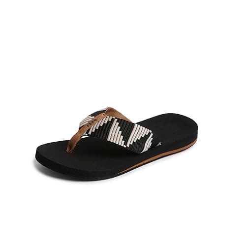 REEF Women's Soft-Woven Strap Beach Flip Flop with Cushion Footbed