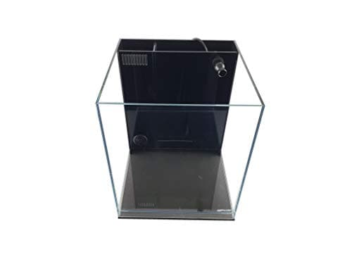 LIFEGARD Low Iron Clear Crystal Aquarium with Built-in Filter – 1.2 GPH Direct Jet Flow