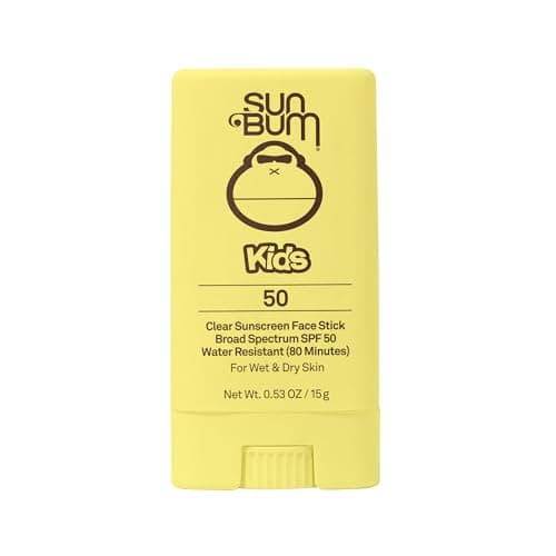 Sun Bum Kids SPF 50 Clear Face Stick Sunscreen - Hawaii 104 Act Compliant