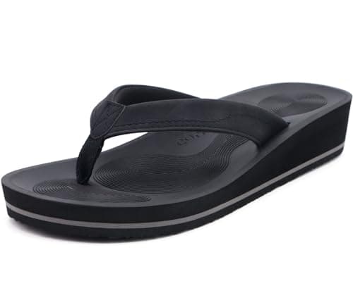 Comfortable COFACE Arch Support Thong Sandals for Women Beach and Indoor-Outdoor