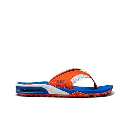 REEF Men's Arch Support Fanning Pregame Flip Flop, Durable Outsole, Water Friendly