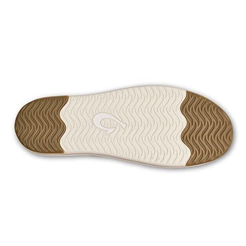 OLUKAI Kakaha Men's Slip-On Leather Sneakers with Gel Insert & Wet Grip Rubber