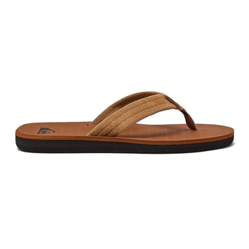 Quiksilver Men's Carver Suede Flip Flop Sandal