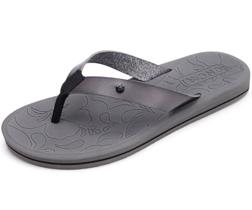 ONCAI Women's Arch Support Yoga Mat Flip Flops with Orthotic Soles (US 5-11)