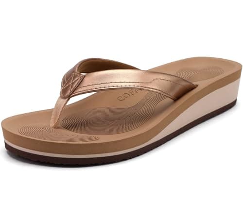 Comfortable COFACE Arch Support Thong Sandals for Women Beach and Indoor-Outdoor