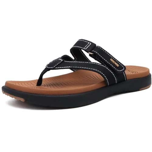 COFACE Women's Fashion Orthotic Flip Flops with Arch Support
