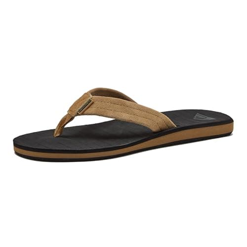 Quiksilver Men's Carver Suede Flip Flop Sandal