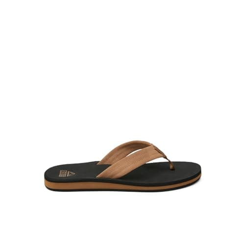 REEF Men's Groundswell Flip Flop Sandal, Premium Suede Straps