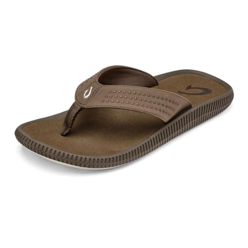 Men's Beach Sandals by OLUKAI, Quick-Dry Flip-Flop Slides, Water Resistant
