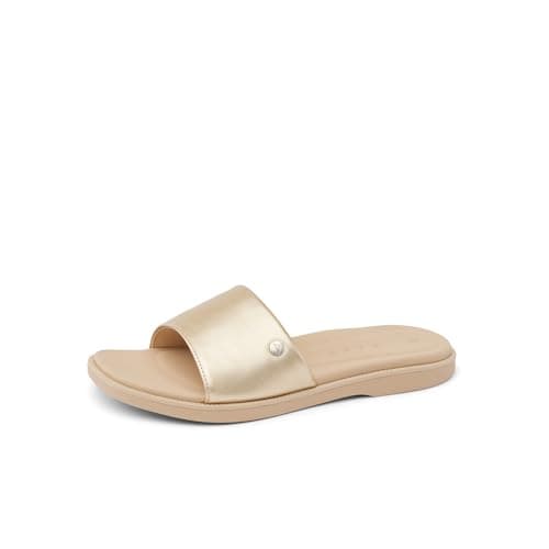 REEF Women's Arrianah Slide Sandal, Soft Molded Footbed, Arch Support