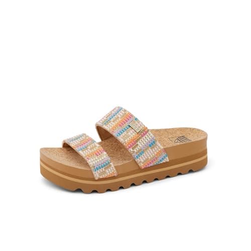 REEF Women's Cushion Vista Hi Platform Sandal - Comfortable Beach Hire