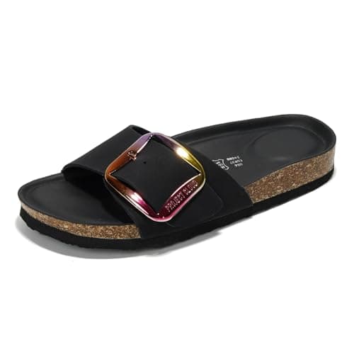 Project Cloud Women's Comfortable Memory Foam Genuine Leather Sandals