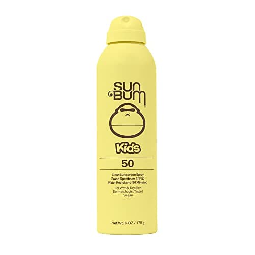 Sun Bum Kids SPF 50 Clear Body Spray | Water-Resistant & Hawaii 104 Compliant