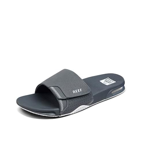 REEF Men's Fanning Slide Sandal, Arch Support, Durable Outsole, Water Friendly
