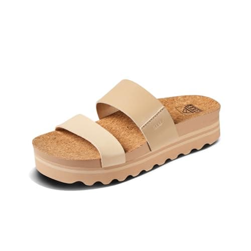 REEF Women's Cushion Vista Hi Platform Sandal - Comfortable Beach Hire