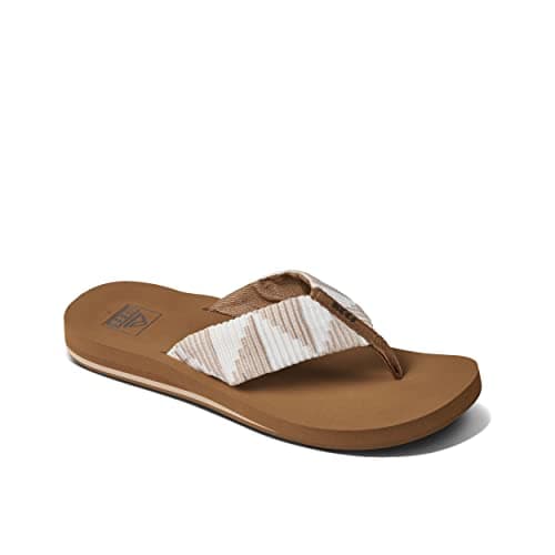 REEF Women's Soft-Woven Strap Beach Flip Flop with Cushion Footbed