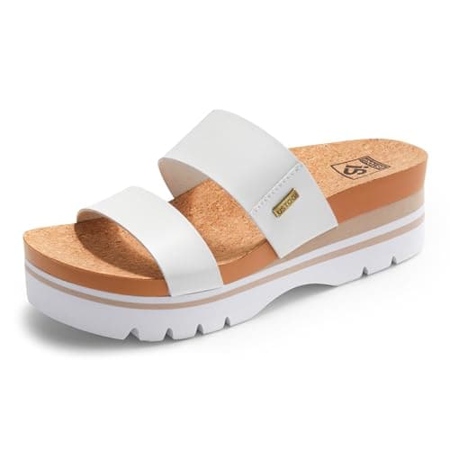 Ustogi Women's Higher Platform Arch Support Beach Sandals