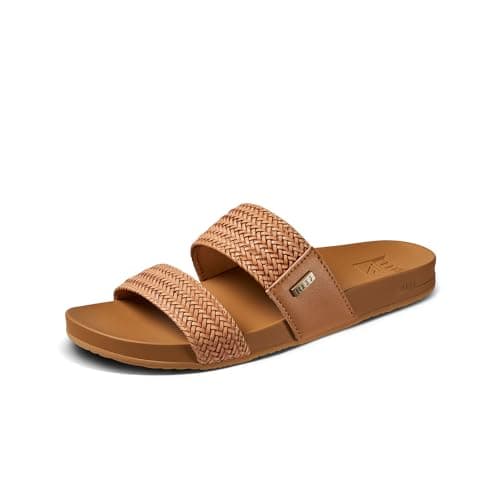 REEF Women's Vista Braid II Slide Sandal, Ultra Soft Cushion Footbed