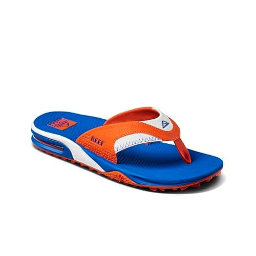 REEF Men's Arch Support Fanning Pregame Flip Flop, Durable Outsole, Water Friendly