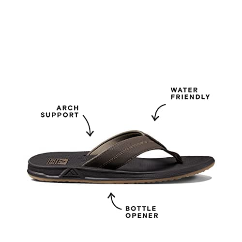 REEF Element TQT Men's Water Friendly Beach Flip Flop with Arch Support