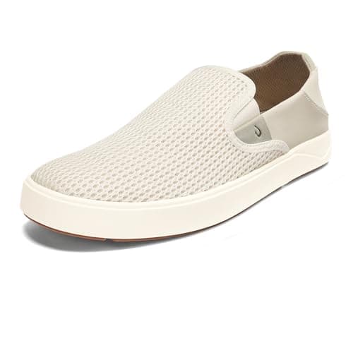 OLUKAI Lae'ahi Men's Slip-On Sneakers, Lightweight & Breathable, Water Resistant Heel