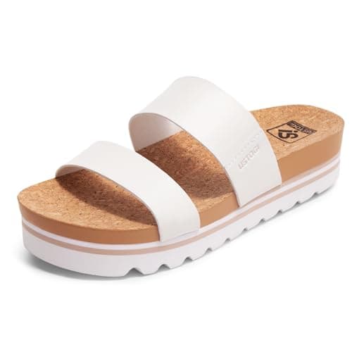 Ustogi Arch Support Flatform Sandals for Women Summer Cushioned Beach Slides