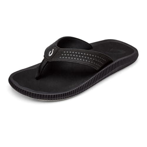 Men's Beach Sandals by OLUKAI, Quick-Dry Flip-Flop Slides, Water Resistant