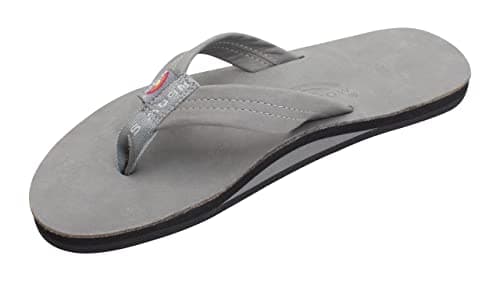 Men's Premier Leather Single Layer Rainbow Sandals