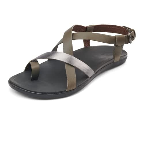 OLUKAI Upena Women's Quick-Dry Beach Sandals, Water Resistant & Comfortable