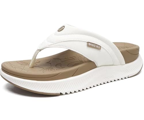 ONCAI Women's Arch Support Flip Flops for Summer Comfort