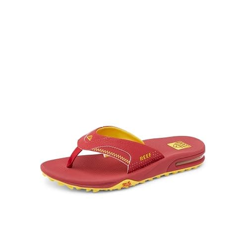 REEF Men's Arch Support Fanning Pregame Flip Flop, Durable Outsole, Water Friendly
