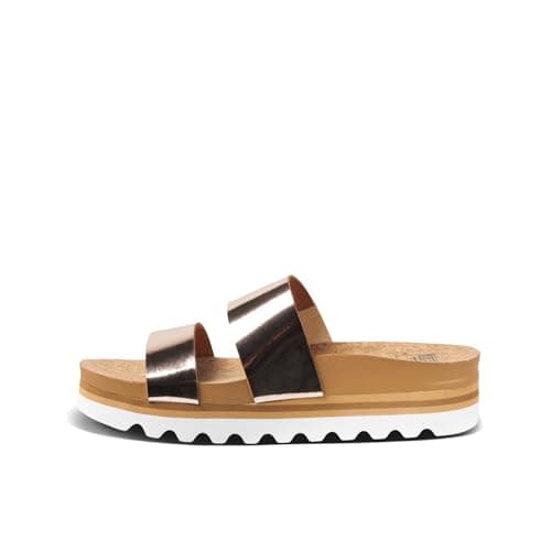 REEF Women's Cushion Vista Hi Platform Sandal - Comfortable Beach Hire