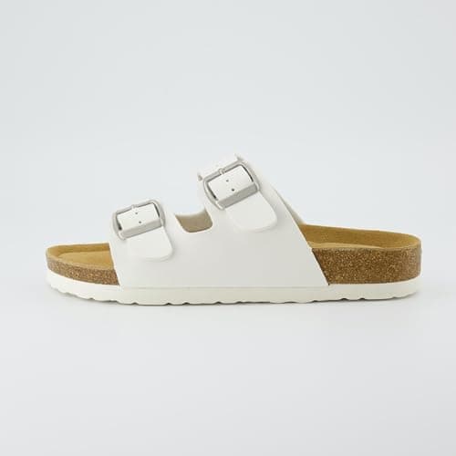 CUSHIONAIRE Lane Cork Footbed Sandals for Women – Comfortable Slip-OnSlides with Suede & Arch Support