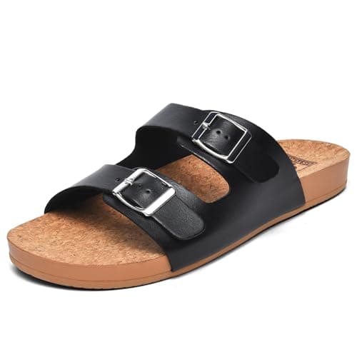 Ustogi Women's Arch Support Sandals - Cushioned & Adjustable Comfort