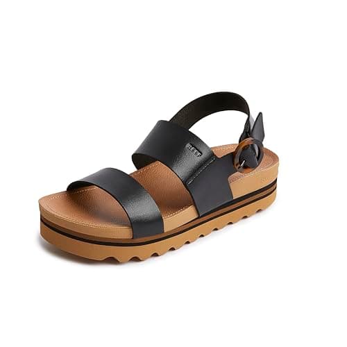 REEF Vista Hi Buckle Women's Platform Sandal - Arch Support, Soft Cushion Footbed