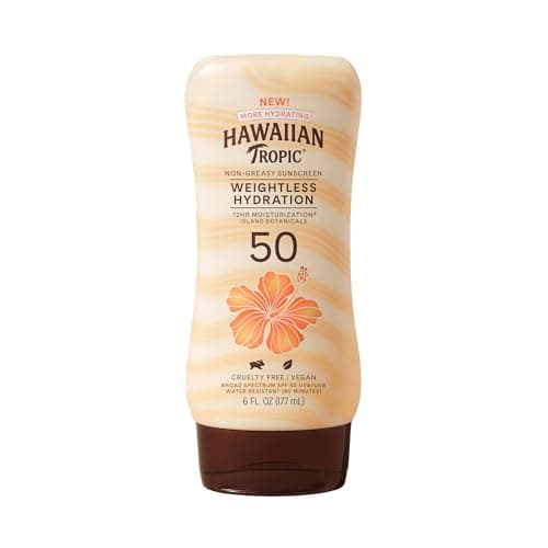 Hawaiian Tropic Weightless Hydration SPF 30 Sunscreen, 6oz Twin Pack