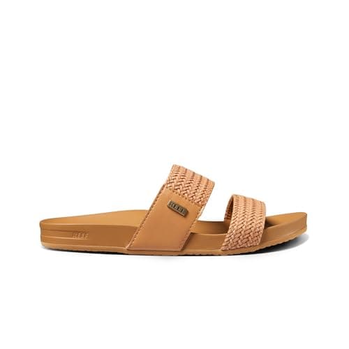 REEF Women's Vista Braid II Slide Sandal, Ultra Soft Cushion Footbed